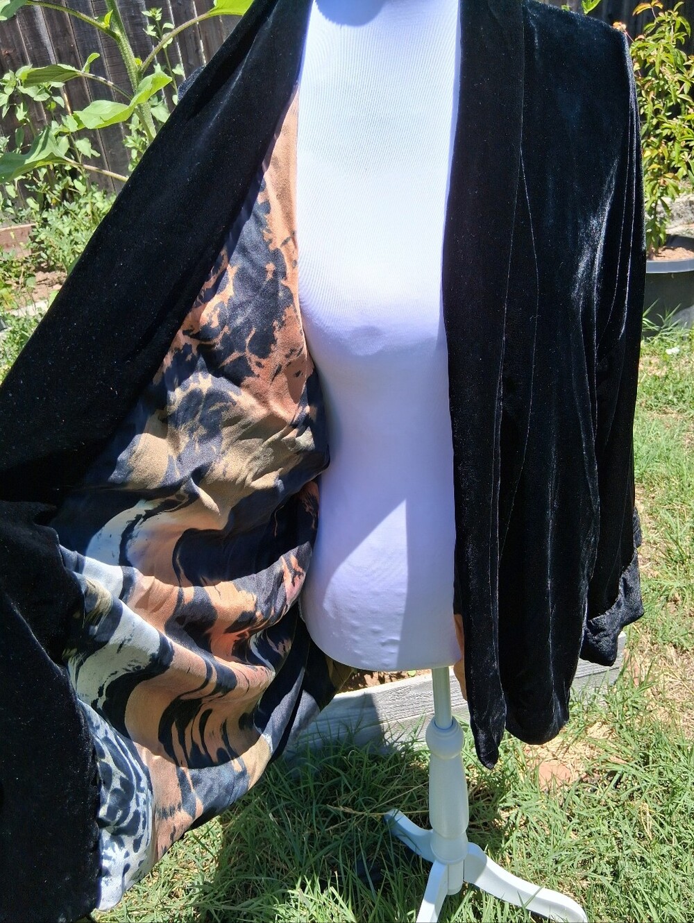 EGO Originals One-of-a-kind hand-constructed and hand-dyed 100% silk kimono